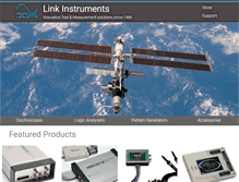 Tablet Screenshot of linkinstruments.com
